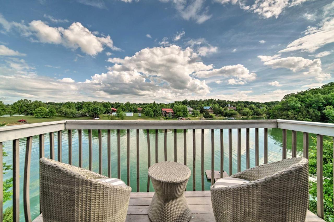 Sevierville Lake House With Deck And Foosball Table! Eksteriør billede
