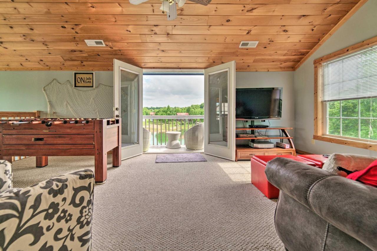 Sevierville Lake House With Deck And Foosball Table! Eksteriør billede